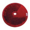 Round Reflex Reflector Red