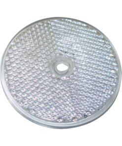 Round Reflex Reflector Clear