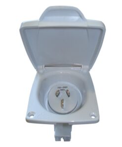 CMS Power inlet 15A-White-Jayco