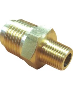 SAE Male x BSP Tapered Male Union 3/8" x 1/8"