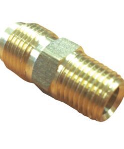 SAE Male x BSP Tapered Male Union 3/8" x 1/4"