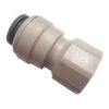 JG Female Plastic Connector for 12mm x 3/8 FBSP