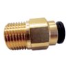 JG Brass Straight 12mm x 1/2" NPT