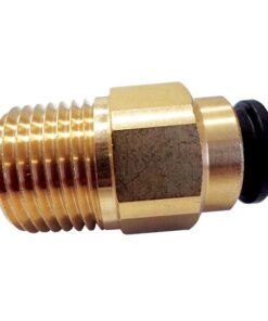 JG Brass Straight 12mm x 1/2" NPT