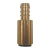 JG 12mm 1/2" Tube to Hose Brass