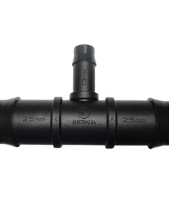 25mm Barbed x 13mm Branch Tee