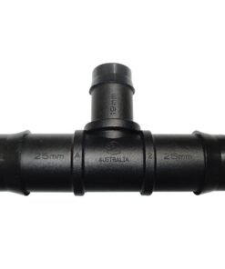 25mm Barbed x 19mm Branch Tee