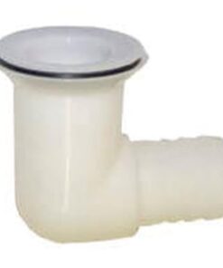 Waste Outlet 25mm 90D White