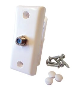 Thru-Van-Wall Coax Cable Connection