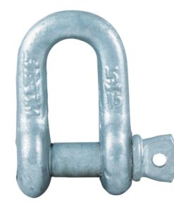 Dee Shackle Galvanised 8mm (Rated to 0.75 Tonne)