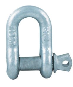 Dee Shackle 10mm Galvanised (Rated to 1 tonne)