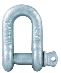 Dee Shackle 11mm Galvanised (Rated to 1.5 tonne)