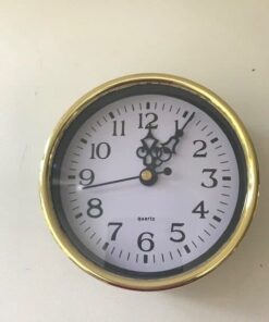 Large clock 100mm gold