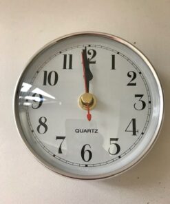 Large Clock 100mm Silver Camec