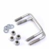 Jockey Wheel U-Bolt Set - Suit 100mm x 50mm Draw Bar