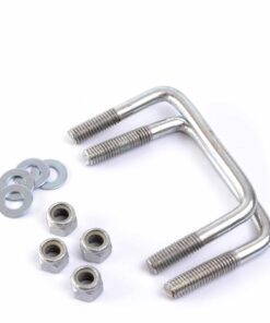 Jockey Wheel U-Bolt Set - Suit 100mm x 50mm Draw Bar