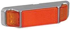 38 Series Chrome Marker Lamps with inbuilt Reflector 135mm x 38mm x 22mm