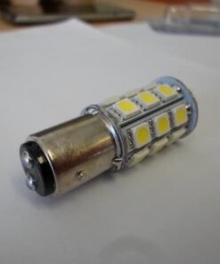 Led BA15D Replacement Bulb. Double Contact. Cool White