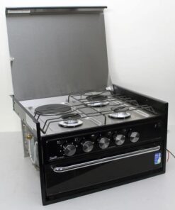 Swift Mini Grill - with 3 Gas Burner & 1000w Element