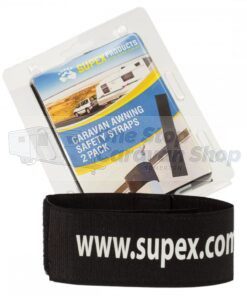 CARAVAN AWNING SAFETY STRAPS 2 PACK