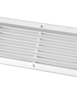 CAMEC PLASTIC LOUVRE VENT 125X260mm - WHITE