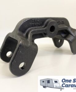 ROCKER ROLLER CENTRE ARM SUIT TRAILER & CARAVAN SPRINGS. BLACK PAINTED