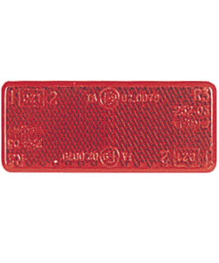 Red Retro Reflector with Self Adhesive Tape 70mm x 28mm (Copy)