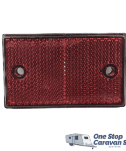 Red Screw on Reflector (75mm x 45mm)