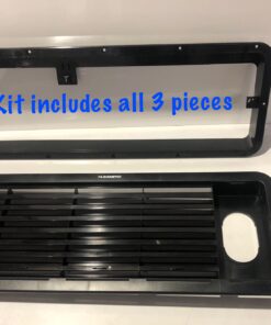 Dometic Fridge Vent - Upper Insert & Frame Black