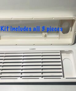 Dometic Fridge Vent - Upper Insert & Frame White