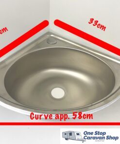 Caravan Corner Sink