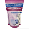 ODOUR B GONE PLUS - RV Toilet Tablets. Blue 8g - 25 Pack (Plus 10x2g MINI Oxygen Tabs)