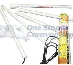 FOLDAWAY TALLBOY ANTENNA TO SUIT WIND UP CAMPER CARAVAN CAMPER