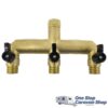 3 Way Metal Tap Outlet 1/2inch - OSCS3WAY