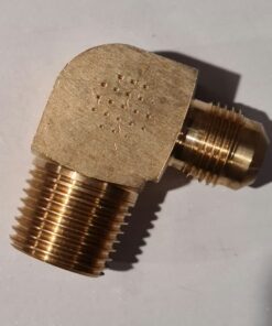 1/2 Male BSPT x 3/8 Male Flare Elbow Gas Fitting