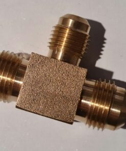 3/8 - 3/8 - 5/16 Tee Gas Fitting