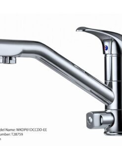 3 Three Way Flick Mixer Hot Cold Filtered Water Tap Chrome