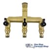 3 Way Metal Tap Outlet 1/2inch with Fittings - OSCS3WAYFit