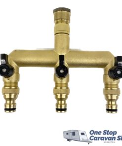 3 Way Metal Tap Outlet 1/2inch with Fittings - OSCS3WAYFit