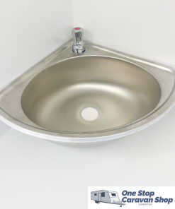 Caravan Corner Sink & Single Cold Tap