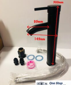 Kitchen Mixer Tap Aluminium - BLACK