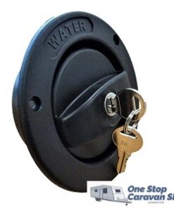 Water Filler with Lockable Cap - Black