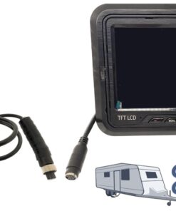 7" Monitor 4 PIN HD Rear Vision Camera Kit