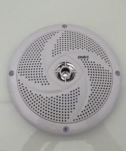 White 6.5"Dual Full Range Low Profile Marine Speakers - Pair