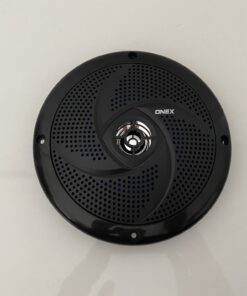 Black 6.5"Dual Full Range Low Profile Marine Speakers - Pair