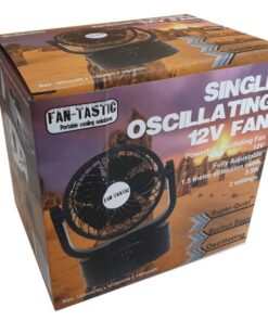 Single Oscillating 12V Fan