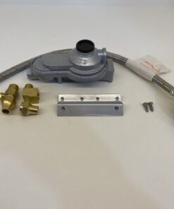 Single Flexi Pigtail Caravan Gas Regulator Kit LCC27