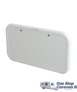 Caravan Picnic Table White 4RC & Backing Plate - 800 x 445mm