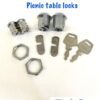 Coast RV Picnic Table Locks (Pair)