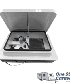 OZVENT 12V 14"X14" HATCH WHITE LID
